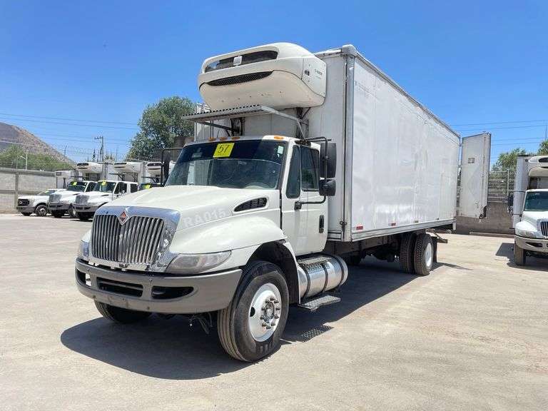 Camión DURASTAR chasis cabina 4300, 4x2, Marca INTERNATIONAL, año 2016, Serie 3HAMMAAR8GL226210, kilometraje 416736 km, motor DT466, serie 466HM2U2210712, transmisión Allison XMSN 3000HS5-SP, de 5 velocidades, 6 cilindros, diesel,  tipo Rabon