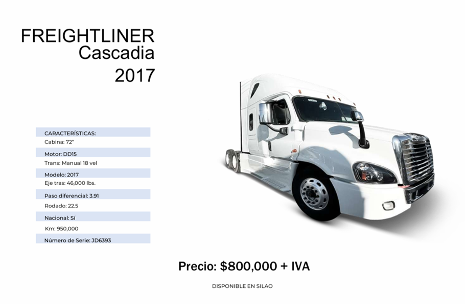 CASCADIA 2017 NACIONAL USADO